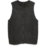 Vero Moda VERO MODA Damen Weste VMNOVAH Vest Chocolate Torte Melange