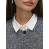 Vero Moda VERO MODA Damen Weste VMNOVAH Vest Dark grey melange