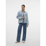 Vero Moda VERO MODA Damen Jacke VMTESSA Denim Jacket Light Blue Denim Detail RA339