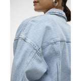 Vero Moda VERO MODA Damen Jacke VMTESSA Denim Jacket Light Blue Denim Detail RA339