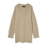 Vero Moda VERO MODA Damen Strick VMESTI Restudsalg Silver Mink Melange