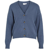 VILA VILA DAMEN STRICKJACKE VIRIL Restudsalg Vintage Indigo Dark Melange