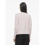 VILA VILA DAMEN STRICKJACKE VIRIL SHORT L/S KNIT CARDIGAN-NOOS Cardigan Cherry Blossom LIGHT MELANGE