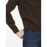 VILA VILA DAMEN STRICKPULLOVER VINIKOLINA Blouse Coffee Bean Melange