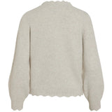 VILA VILA DAMEN STRICKPULLOVER VINIKOLINA Blouse Super Light Natural Melange