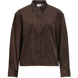 VILA VILA Damen Hemd VICOURDIE Shirt Coffee Bean
