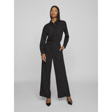 VILA VILA Damen Hosen VISIMILETTA Pant Black Beauty
