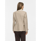 VILA VILA Damen Jacke VIZIKKA Jacket Natural MELANGE