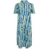 VILA VILA Damen Kleid VIJONA Restudsalg Cloud Dancer BLURRY GRAPHIC
