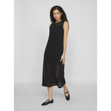 VILA VILA Damen Kleid VIKALVIN Restudsalg Black