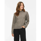 VILA VILA Damen Strick VIAYLIN Knit Falcon WHITE BINDER