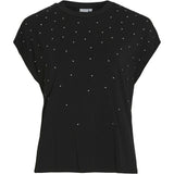 VILA VILA Damen T-Shirt VIVOVLA Restudsalg Black Beauty