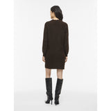 VILA VILA Damen kleid VINIKOLINA Dress Coffee Bean Melange