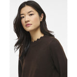 VILA VILA Damen kleid VINIKOLINA Dress Coffee Bean Melange