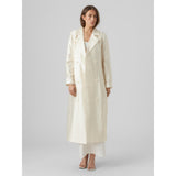 Vero Moda VM MATHILDE LS LANG JACKE D1 Restudsalg Cannoli Cream