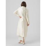 Vero Moda VM MATHILDE LS LANG JACKE D1 Restudsalg Cannoli Cream