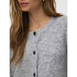 Vero Moda Vero Moda Damen Cardigan VMNOVAH Cardigan Medium grey melange