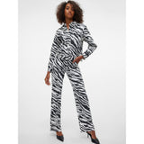 Vero Moda Vero Moda Damen Jeans VMTESSA Restudsalg Bright White BLACK Z EBRA