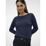 Vero Moda Vero Moda Damen Strick VMDOFFY Knit Navy blazer w. black melange
