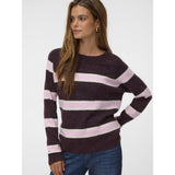 Vero Moda Vero Moda Damen Strick VMDOFFY Knit Windsor Wine W. BIRCH AND PRISM PINK
