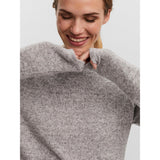 Vero Moda Vero Moda Damenbluse VMCHILL Restudsalg Light Grey Melange