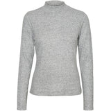 Vero Moda Vero Moda Damenbluse VMCHILL Restudsalg Light Grey Melange
