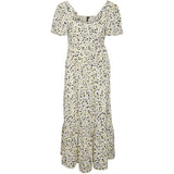 Vero Moda Vero Moda Damenkleid VMOLEA Restudsalg Lemon Meringue Olea
