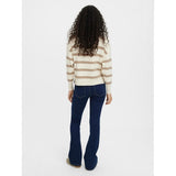 Vero Moda Vero Moda hoher Kragen VMSABA Restudsalg Birch Silver Mink