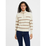 Vero Moda Vero Moda hoher Kragen VMSABA Restudsalg Birch Silver Mink