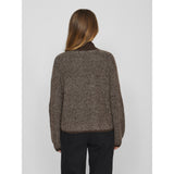 VILA Vila Damen Strick VILORY Knit Coffee Bean