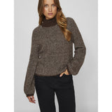 VILA Vila Damen Strick VILORY Knit Coffee Bean