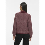 VILA Vila Damen Strick VILORY Knit Port Royale Pattern EGGNOG MELANGE