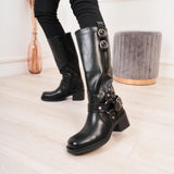 SHOES Yolene Damen Stiefel 9639A Restudsalg Black